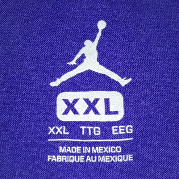 Men's Purple Graphic T-Shirt - Picture 6 of 6